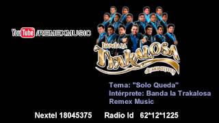 Solo queda  Banda la Trakalosa Audio Oficial [upl. by Ignatzia493]