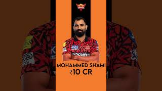 Mohammed Shami Got sold for 10 CR to SRH [upl. by Ymeon]