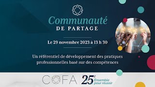 Communauté de partage  29 novembre 2023 [upl. by Dynah]