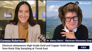 Electrum Discovery Drills for Copper and Gold Bambino Anomaly Update [upl. by Lalad]