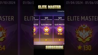 New Rank 🤩 Elite Master push watch Till End 😯freefire trending shorts freefireworldseries [upl. by Nariko]