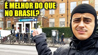 COMO É ESTUDAR NA INGLATERRA SEM SABER INGLÊS [upl. by Limann706]