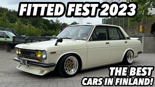 THE BEST CAR SHOW IN FINLAND  FITTED FEST 2023 [upl. by Meece193]