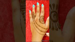 Diwali 🪔 Special Back Hand Mehndi Design Simple amp Easy Mehndi Designs New Mehandi Ka Design [upl. by Nosyarg60]