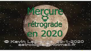 Astrologie  Mercure en rétrograde 2020 [upl. by Carroll695]