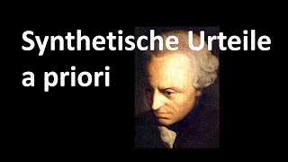 2b  2 Teil Erkenntnistheorie 2020  Immanuel Kant  Synthetische Urteile a priori [upl. by Ymassej]