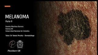 Ca de Piel Melanoma Parte 2 Plastikare  DERMIG [upl. by Nosreme]