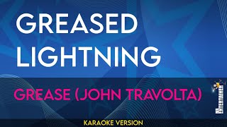 Greased Lightning  Grease John Travolta KARAOKE [upl. by Ravaj291]