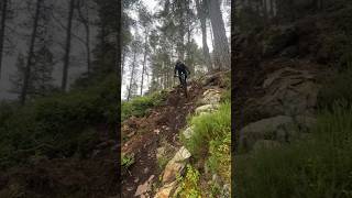 Steep shoot in Aboyne mtb aberdeenshire [upl. by Nhepets]