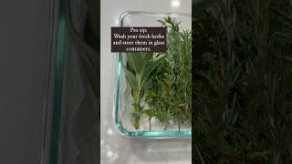 Hack To Make Fresh Herbs Last Longer [upl. by Edea661]