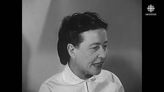 Entrevue avec Simone de Beauvoir à RadioCanada en 1959 [upl. by Kit]