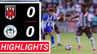 HIGHLIGHTS  Chorley 00 Wigan Athletic [upl. by Nefen]