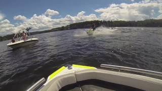 Jetski Kawasaki SXR 800 standup submarine best tricks summer 2016 [upl. by Sarkaria895]