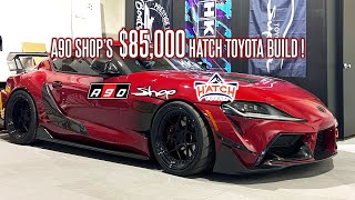 A90 SHOPS 85000 SUPRA BUILD for HATCH TOYOTA [upl. by Jordanna]