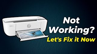 HP Deskjet 3700 Series Not Working 2024 Step By Step Guide [upl. by Nabatse97]