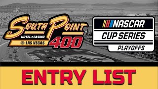 NASCAR Cup Series Entry List for Las Vegas [upl. by Nomled246]