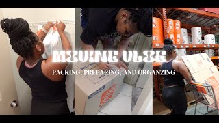 moving vlog 1  pack with me home depot run  more preparation [upl. by Allebara938]