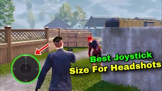 😱New best joystick Size for pubg mobile 🔥update 34 [upl. by Annerb]