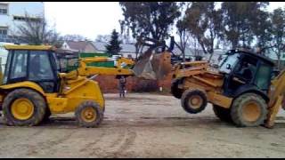 jcb 3cx vs case 580 super r [upl. by Ynabe]