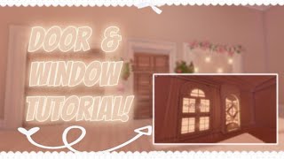 Making Custom Doors amp Windows In Royale High  Dorm Tutorial  Royale High  RH3 [upl. by Elleinad]