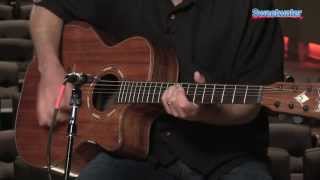 Washburn WCG55CE Acousticelectric Guitar Demo  Sweetwater Sound [upl. by Annot]