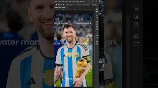 How to Remove Watermark in Photoshop  Photoshop Tutorial shorts photoshop [upl. by Ike242]