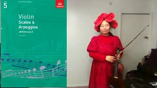 G minor arpeggios in three octaves  ABRSM Scales Grade 5  Aria Z Li [upl. by Dusen]