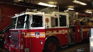 FDNY  Engine 82  31 Truck  In House Visit  11213 [upl. by Ioyal]