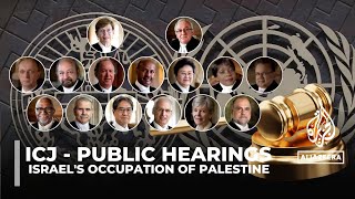 International Court of Justice to hold hearings on Israel’s occupation of Palestinian territories [upl. by Gross]