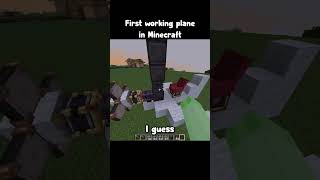 Building the First Functional Airplane in Minecraft [upl. by Myo]