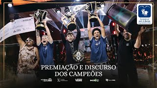 PREMIAÇÃO E DISCURSO DOS CAMPEÕES DA BDA 8 ANOS [upl. by Connie80]