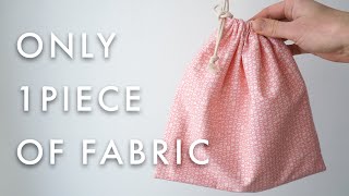 How To Make A Lined Drawstring Bag [upl. by Valida376]