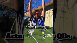 Raider QBS gameplay has been comical at times Uncle Rico aka Minshew playing like he’s back in JV [upl. by Dulcy527]