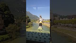 Crossing Bad Ischl’s Alpine Bridge 🌉 Stunning River amp Mountain Views 🇦🇹 [upl. by Aecila]