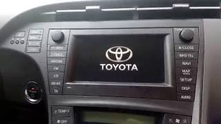 Dension DABU tilkoblet Toyota headunit via CDskifterinngang [upl. by Charity]