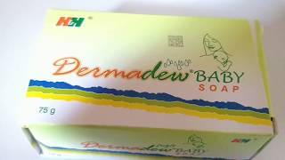 Dermadew baby soap similar to tedibar baby soap [upl. by Rodgiva94]