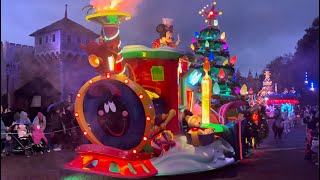 4K DESFILE NAVIDAD DISNEYLAND PARIS  MICKEY´S DAZZLING CHRISTMAS PARADE [upl. by Anirehtac]