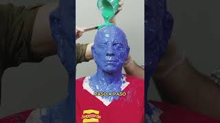 ¡Aprende a hacer un lifecasting de cabeza entera 👤 lifecasting silicona cabeza busto [upl. by Oderfodog]