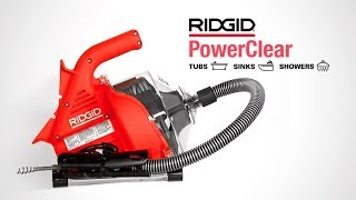 RIDGID 55808 PowerClear Drain Cleaning Machine [upl. by Alletniuq187]