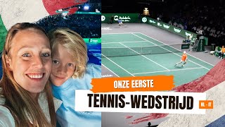 🎾 DAVIS CUP IN MALAGA met Elliot 🎾 WEDSTRIJD NLIT 479 [upl. by Kinsler151]