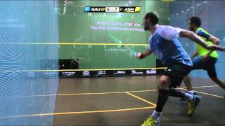 Squash  Power Courts 2013 PSA World Series Finals  SF Roundup Gaultier v Ashour [upl. by Pate767]