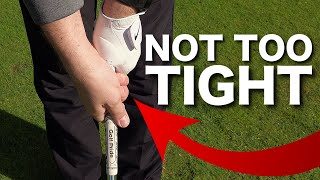 How to hold a golf club correctly easy way [upl. by Ettessil]