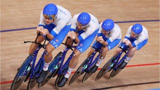 Tokyo 2020 da Ganna a Milan chi è il quartetto che ha vinto loro nel ciclismo su pista [upl. by Nylatsyrc]