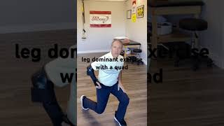 Split stance vs sprinter stance fitnesseducation legday movementspecialist [upl. by Doownyl]