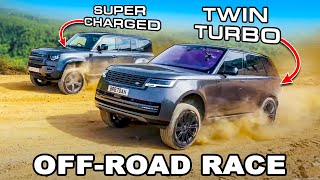 Can a Range Rover beat a Defender OFFROAD [upl. by Karena]