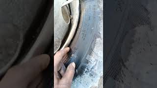 Tubeless tyre beat se leakage Ho Gaya [upl. by Ahgiel]