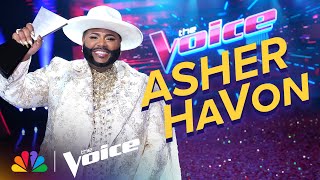 The Best Performances from Season 25 Winner Asher HaVon  The Voice  NBC [upl. by Berne97]