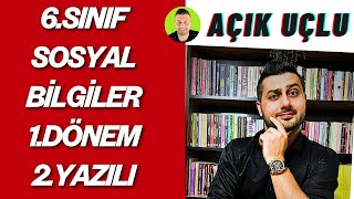 6Sınıf Sosyal Bilgiler  1Dönem 2Yazılı Soruları ve Çözümleri  SIFIRDAN 100 AL [upl. by Amaryl]