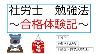 【質問受付中▽】社労士 勉強法～合格体験記～ [upl. by Lennie]