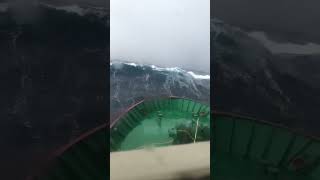 Rogue Wave Strikes Fishing Trawler in the North Sea [upl. by Acilejna]